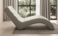 Designer Relax-Liege Nela in Echtleder