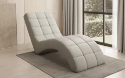 Designer Relax-Liege Nela in Echtleder