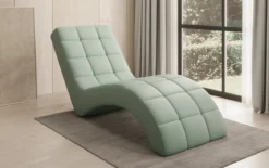 Designer Relax-Liege Nela in Echtleder