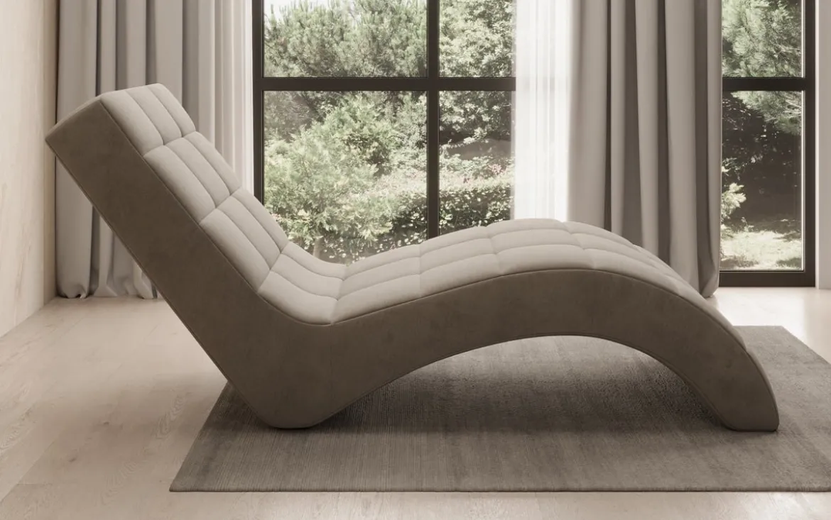 Designer Relax-Liege Nela in Samt