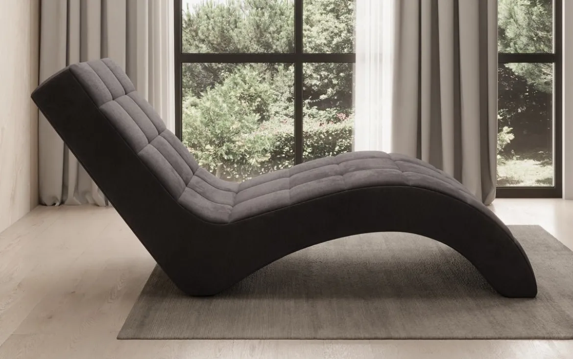 Designer Relax-Liege Nela in Samt