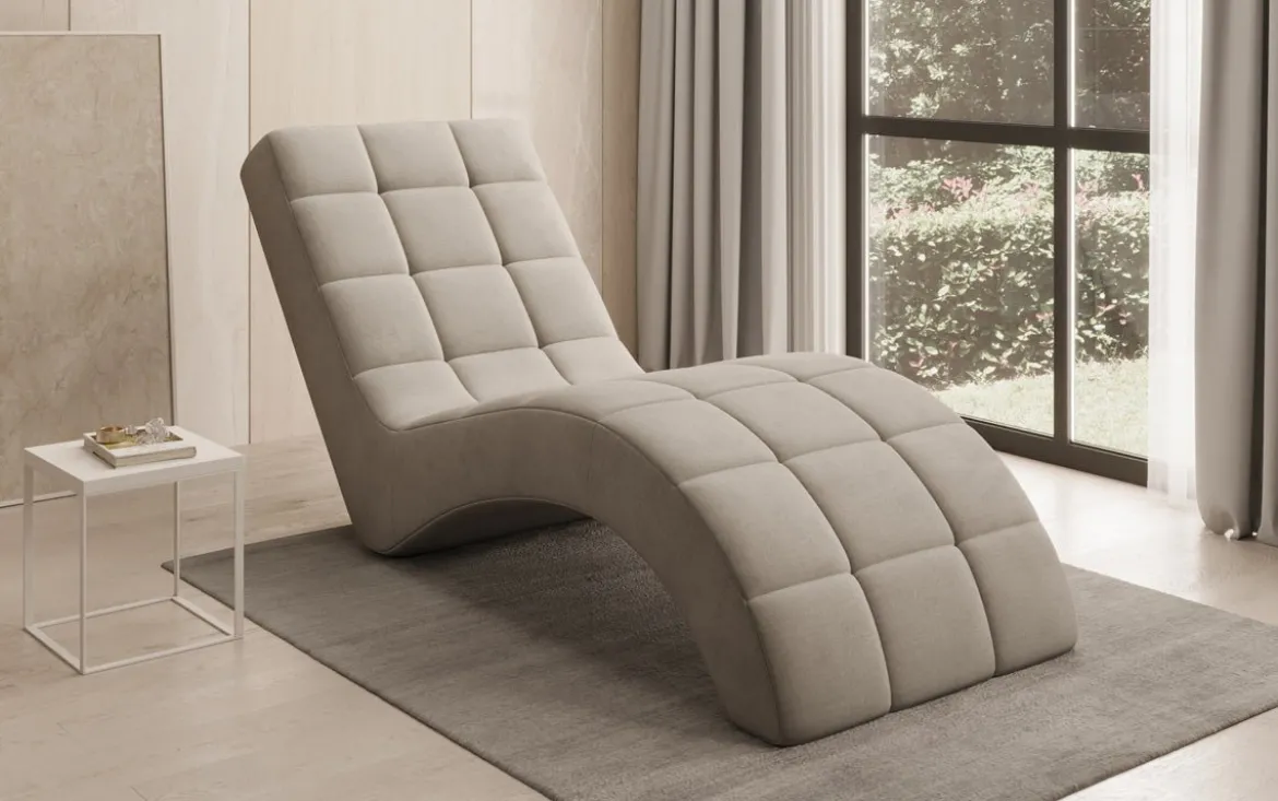 Designer Relax-Liege Nela in Samt