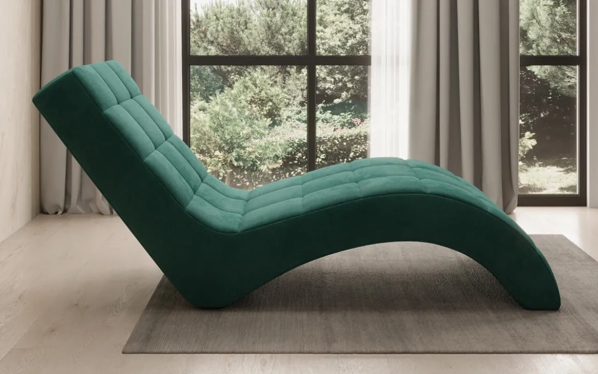 Designer Relax-Liege Nela in Samt