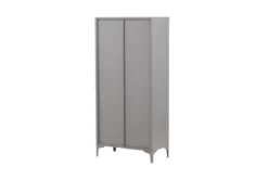 Designer Schrank Piring - in schlichtem Grau