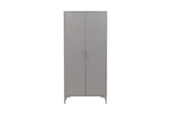 Designer Schrank Piring - in schlichtem Grau