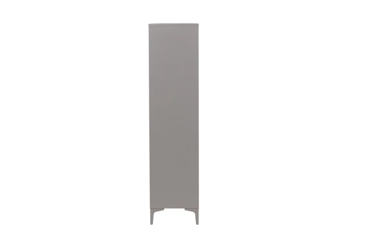 Designer Schrank Piring - in schlichtem Grau