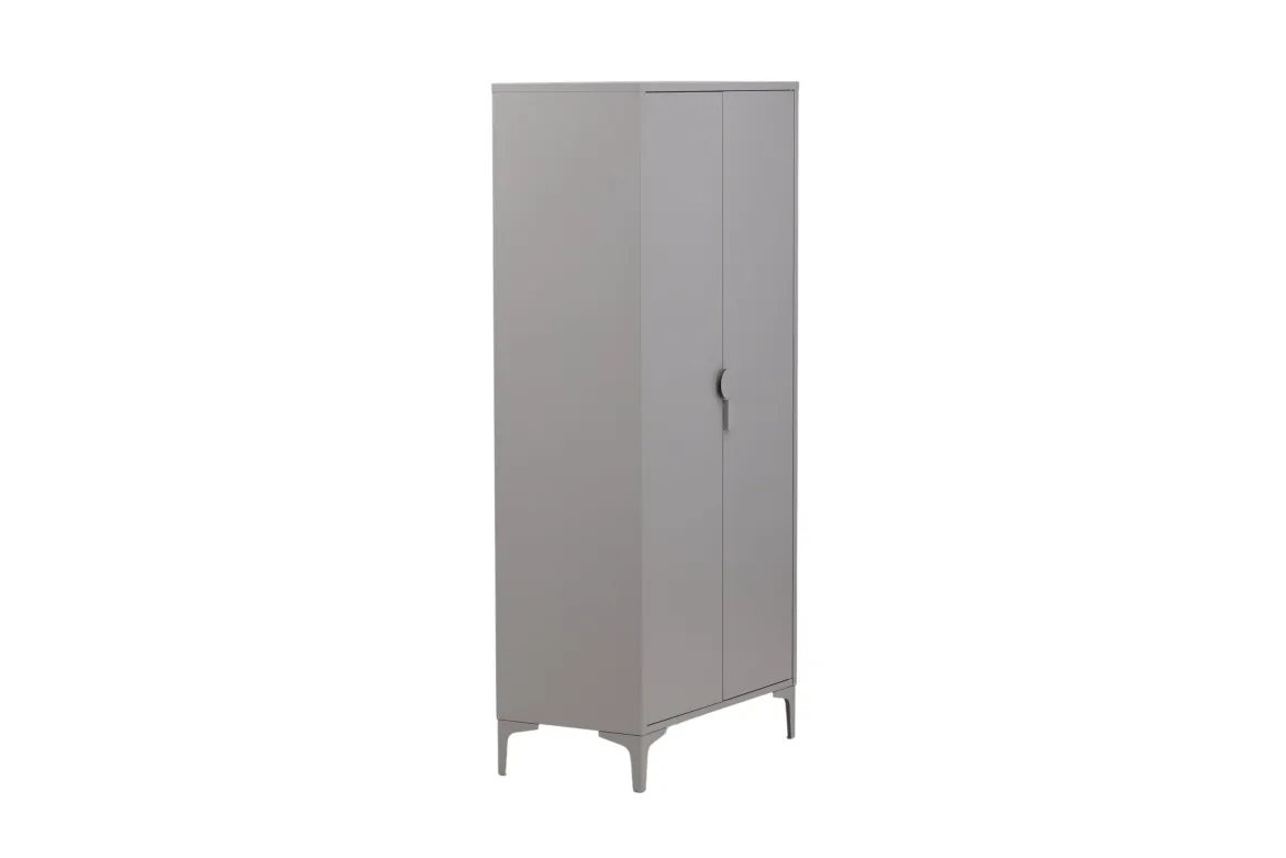 Designer Schrank Piring - in schlichtem Grau