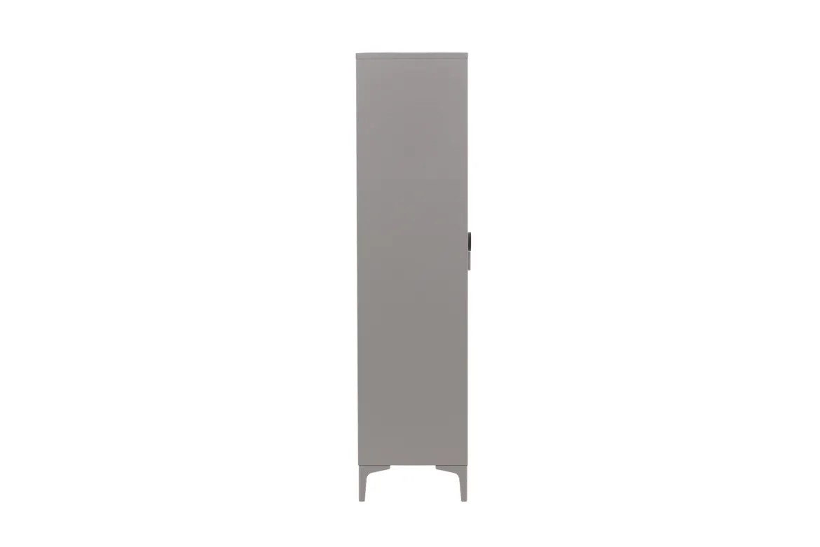 Designer Schrank Piring - in schlichtem Grau