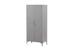 Designer Schrank Piring - in schlichtem Grau