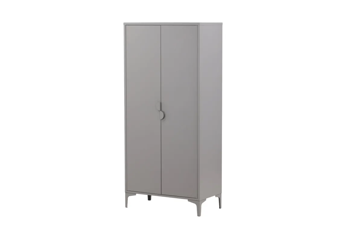 Designer Schrank Piring - in schlichtem Grau