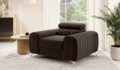 Designer Sessel Linuro mit verstellbarer Kopflehne