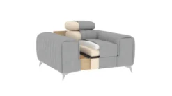 Designer Sessel Linuro mit verstellbarer Kopflehne