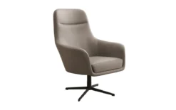 Designer Sessel Ren 360° Drehfunktion in Echtleder