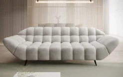 Designer 3 Sitzer Sofa Amora in Samt