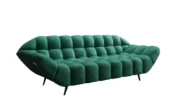 Designer 3 Sitzer Sofa Amora in Samt
