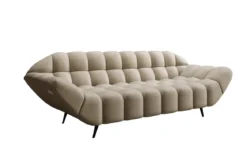 Designer 3 Sitzer Sofa Amora in Samt