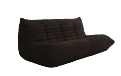 Designer 3 Sitzer Sofa Calmo in Teddy Bouclé