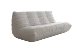 Designer 3 Sitzer Sofa Calmo in Echtleder