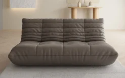 Designer 3 Sitzer Sofa Calmo in Echtleder