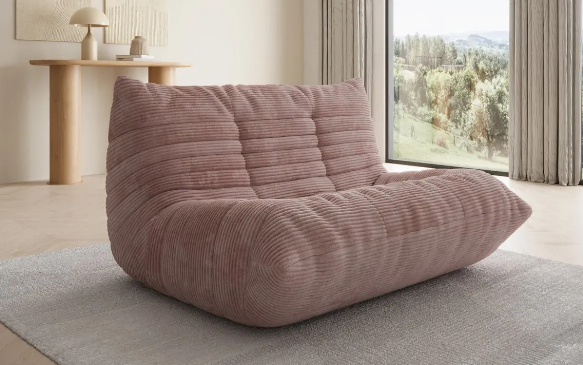 Designer 2 Sitzer Sofa Calmo in Cord