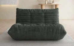 Designer 2 Sitzer Sofa Calmo in Cord
