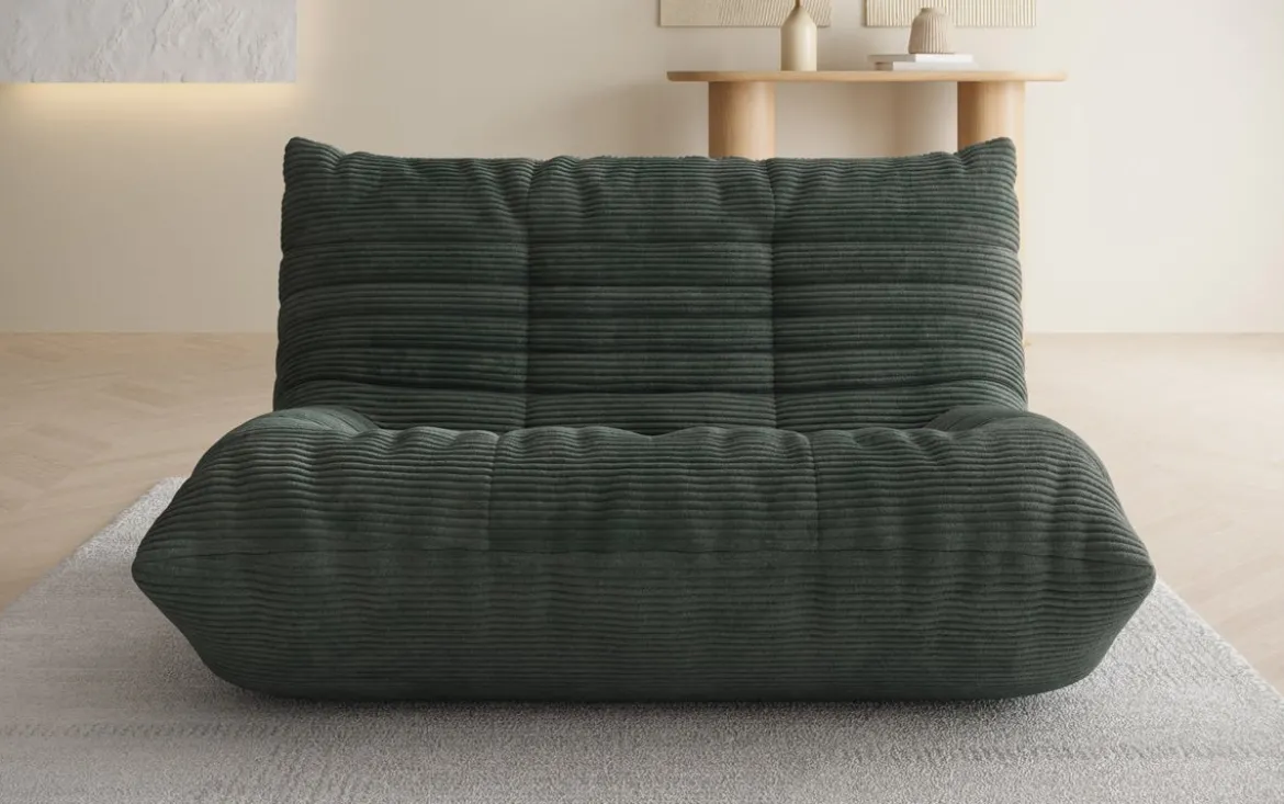 Designer 2 Sitzer Sofa Calmo in Cord