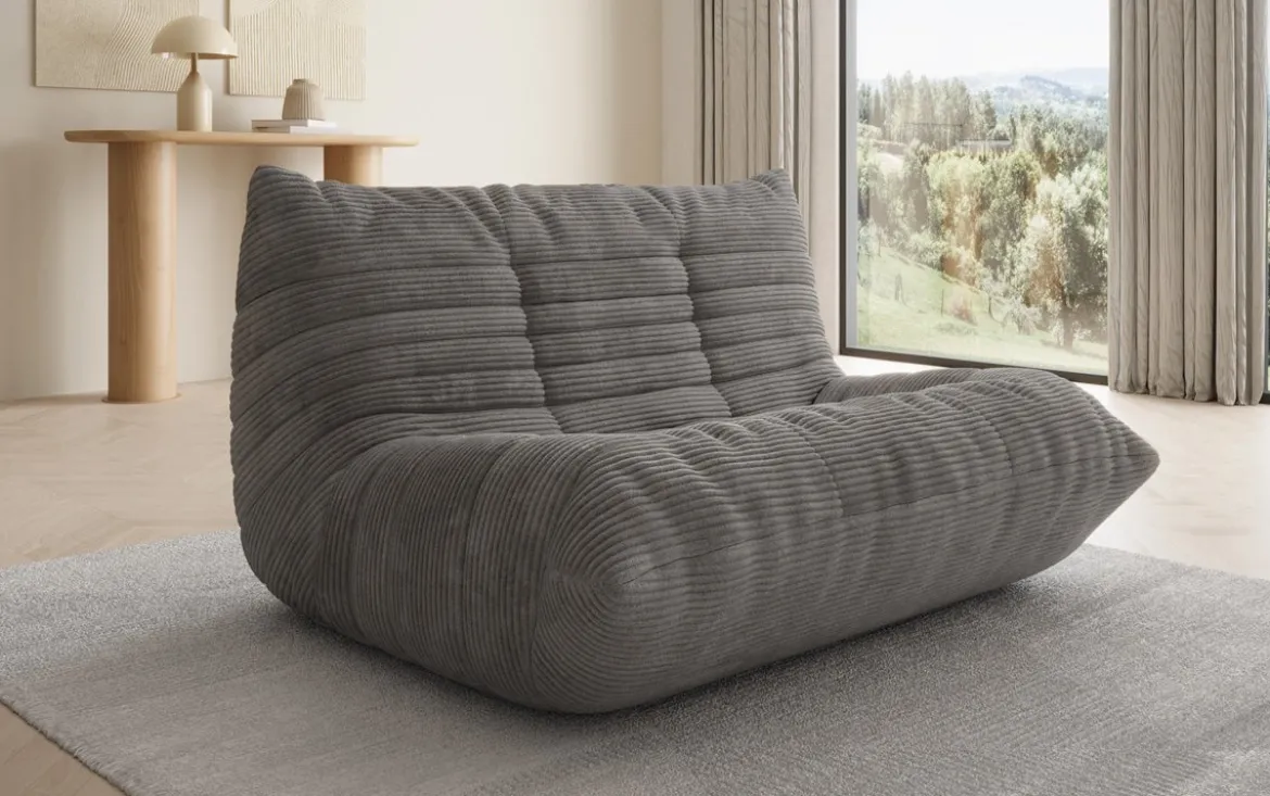 Designer 2 Sitzer Sofa Calmo in Cord