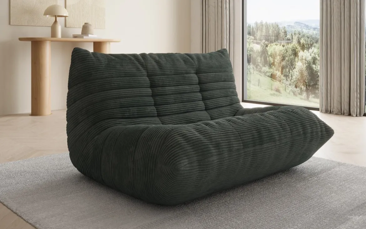 Designer 2 Sitzer Sofa Calmo in Cord