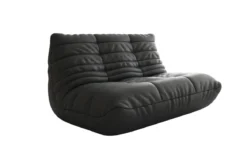 Designer 2 Sitzer Sofa Calmo in Echtleder
