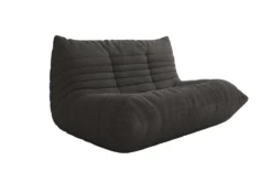 Designer 2 Sitzer Sofa Calmo in Teddy Bouclé