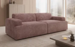 Designer 3 Sitzer Sofa Monza in Cord