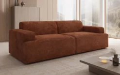 Designer 3 Sitzer Sofa Monza in Cord