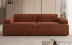 Designer 3 Sitzer Sofa Monza in Cord
