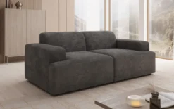 Designer 2 Sitzer Sofa Monza in Cord