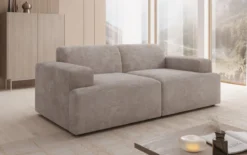 Designer 2 Sitzer Sofa Monza in Cord