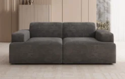 Designer 2 Sitzer Sofa Monza in Cord