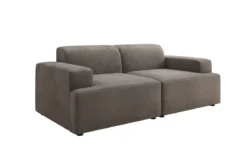 Designer 2 Sitzer Sofa Monza in Samt