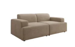 Designer 2 Sitzer Sofa Monza in Samt
