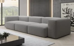 Designer 3 Sitzer Sofa Snug in Bouclé