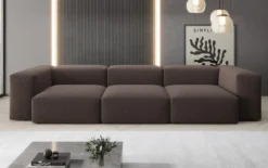 Designer 3 Sitzer Sofa Snug in Bouclé