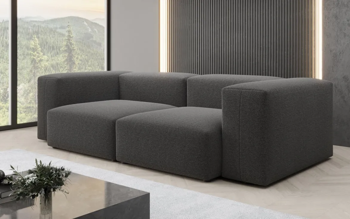 Designer 2 Sitzer Sofa Snug in Bouclé
