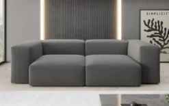 Designer 2 Sitzer Sofa Snug in Bouclé
