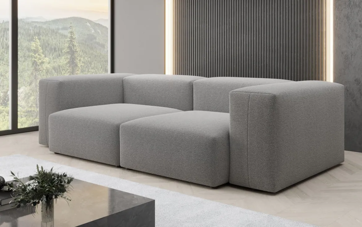 Designer 2 Sitzer Sofa Snug in Bouclé