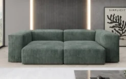 Designer 2 Sitzer Sofa Snug in Cord
