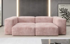 Designer 2 Sitzer Sofa Snug in Cord