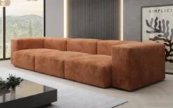 Designer 3 Sitzer Sofa Snug in Cord