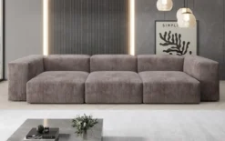 Designer 3 Sitzer Sofa Snug in Cord