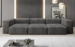 Designer 3 Sitzer Sofa Snug in Cord