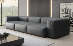Designer 3 Sitzer Sofa Snug in Echtleder