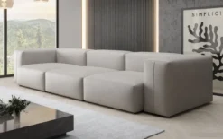 Designer 3 Sitzer Sofa Snug in Echtleder